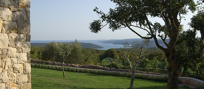 Our villas are right on the Istrian coast